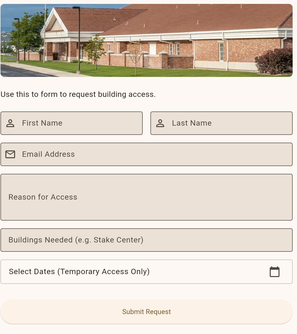 Kindoo Building Access Request Form